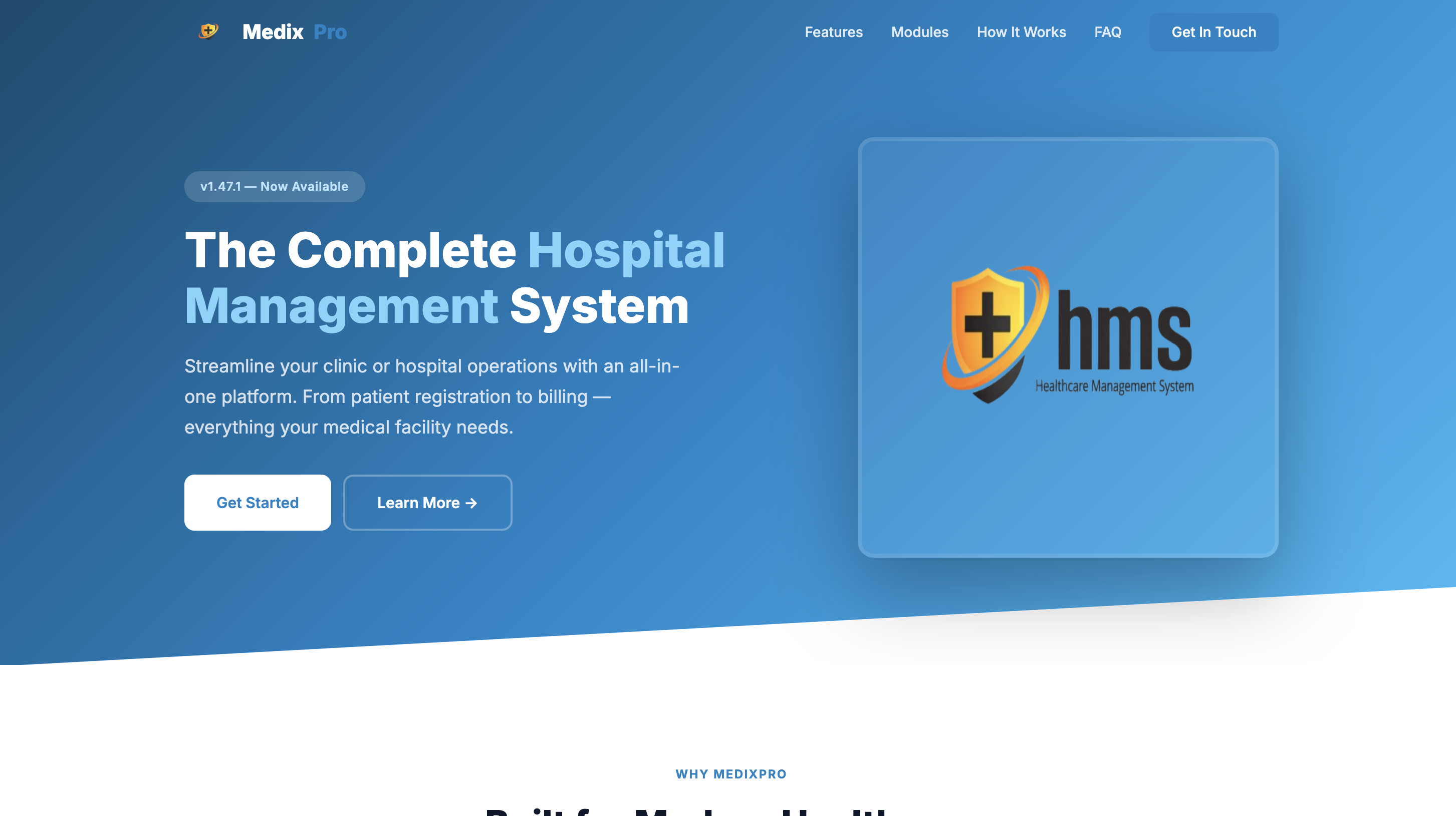 MedixPro HMS - Hospital Management System