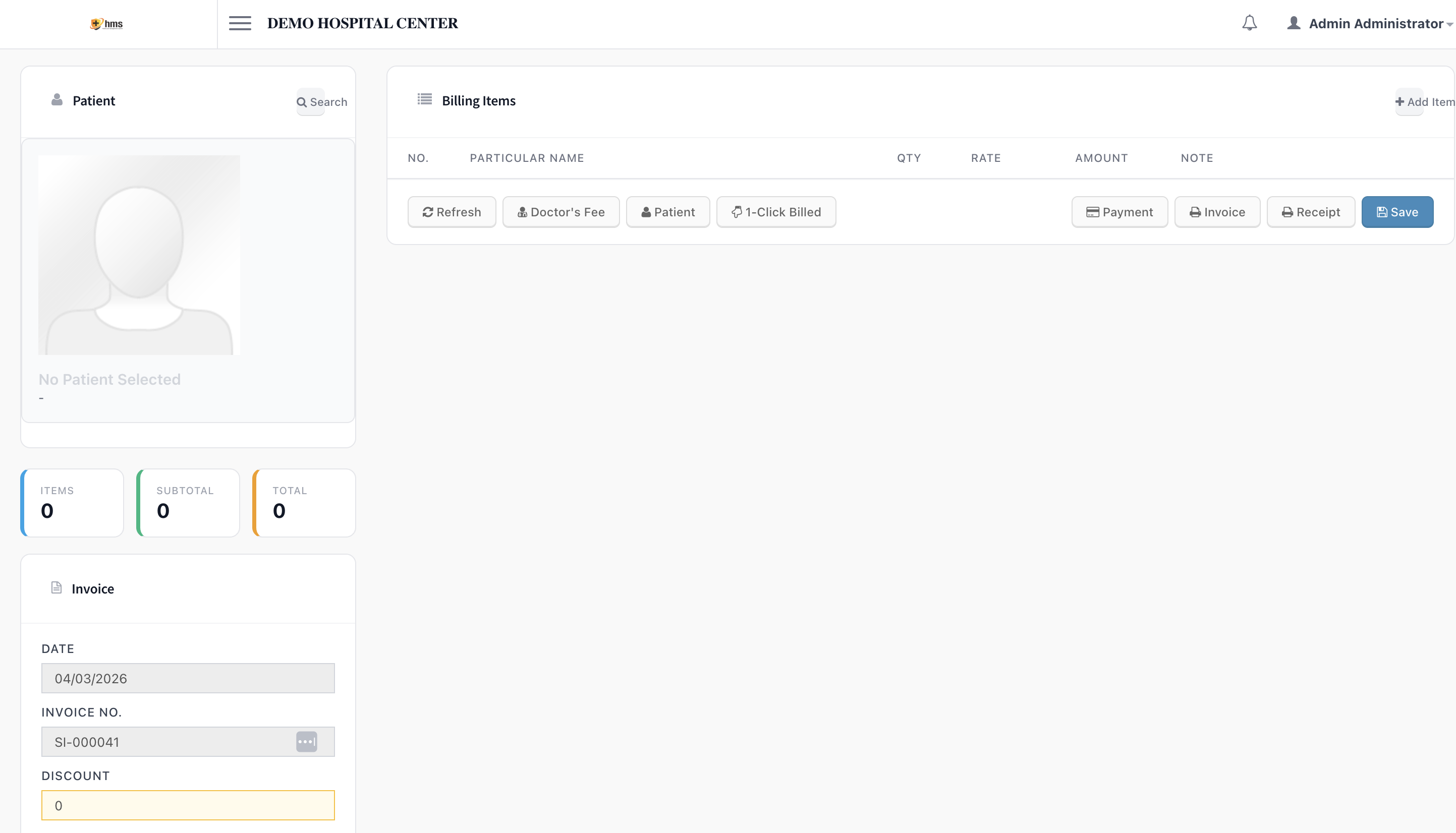 MedixPro HMS Billing & POS