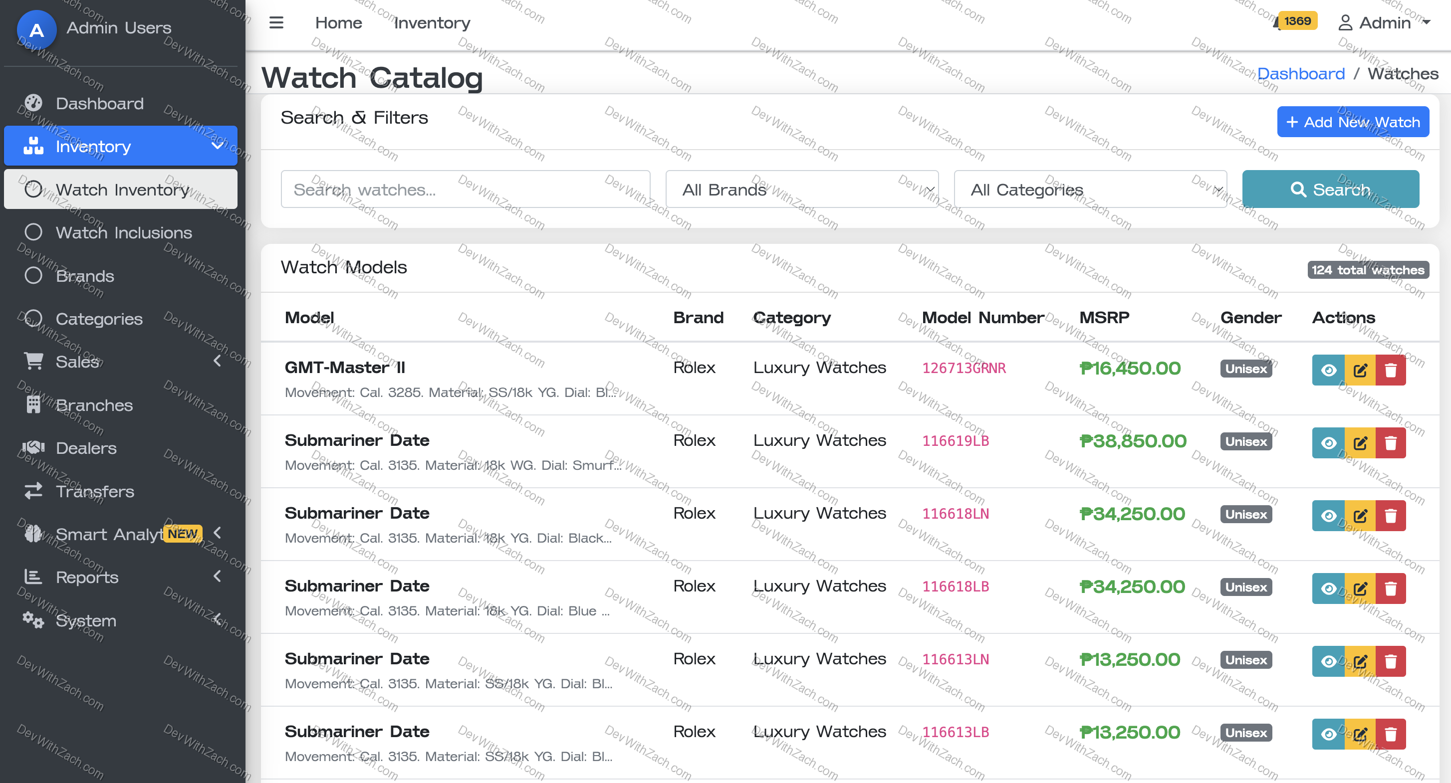 Watch IMS Watch Catalog Management