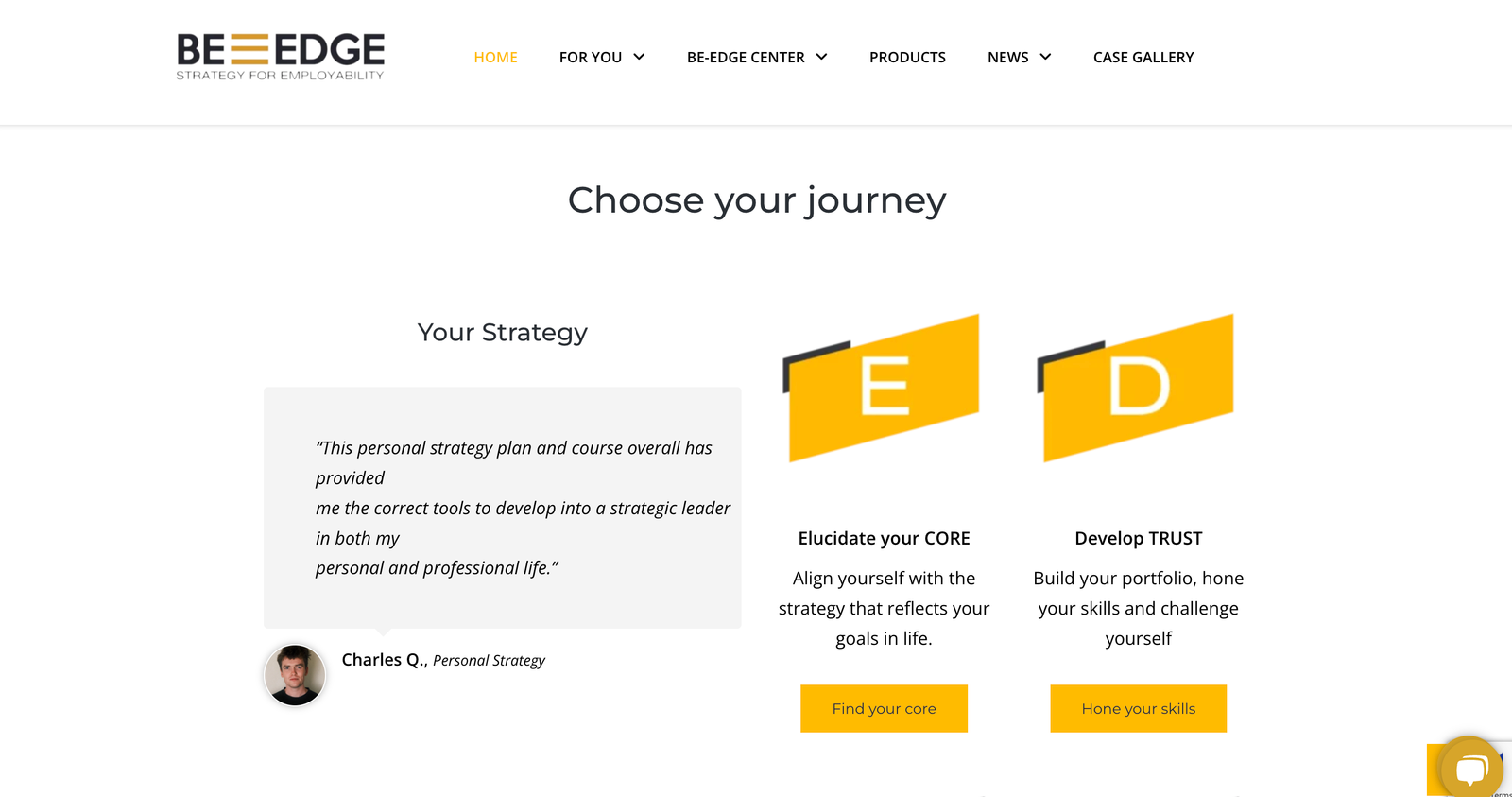 BE-EDGE Corporate Website - Software Engineering Portfolio Philippines