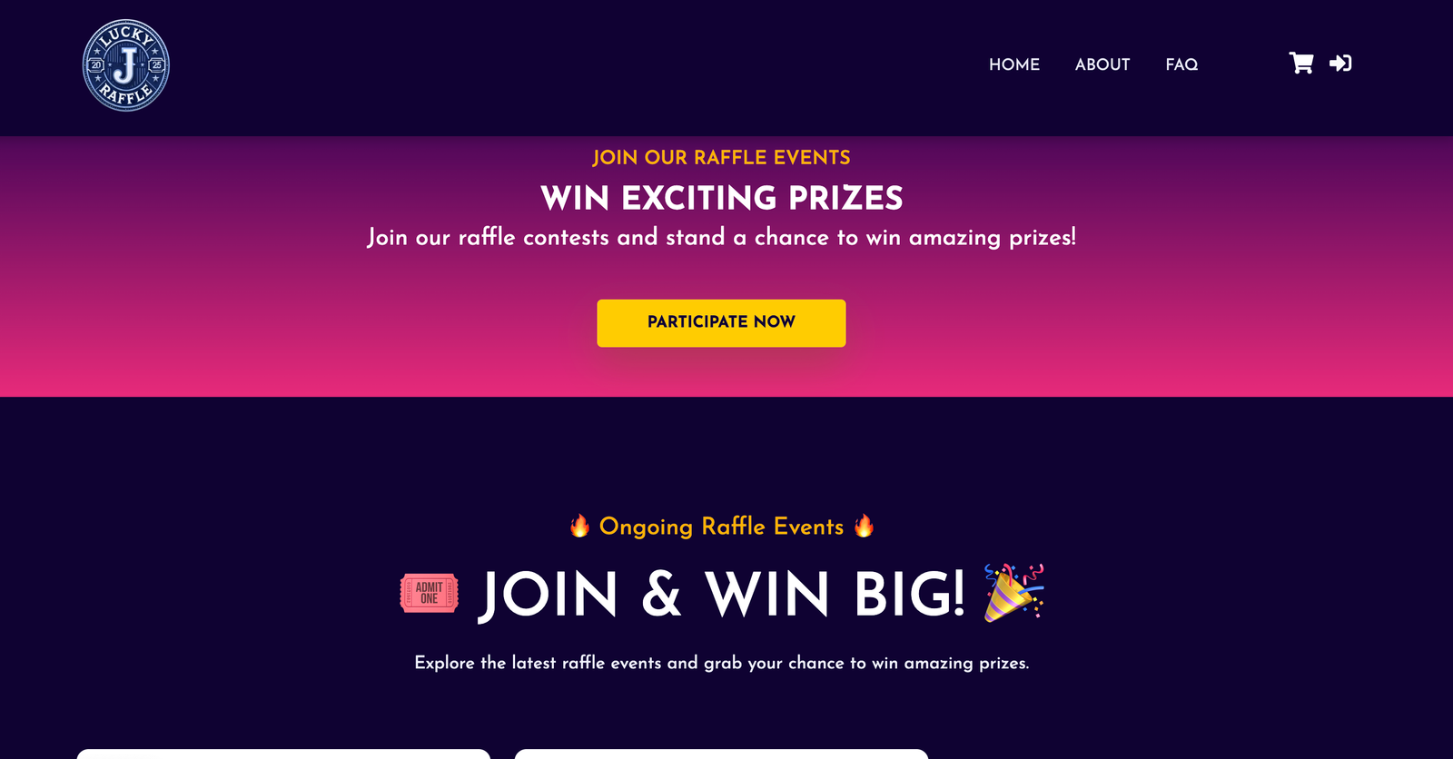 Cloud Raffle Management System - Web Development Philippines