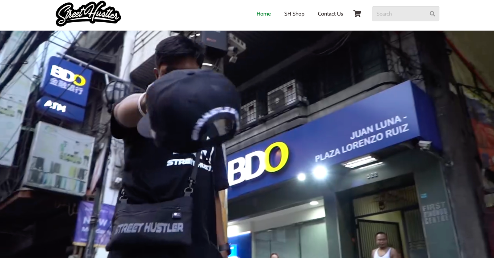 Street Hustler Website - IT Consultant Portfolio Philippines