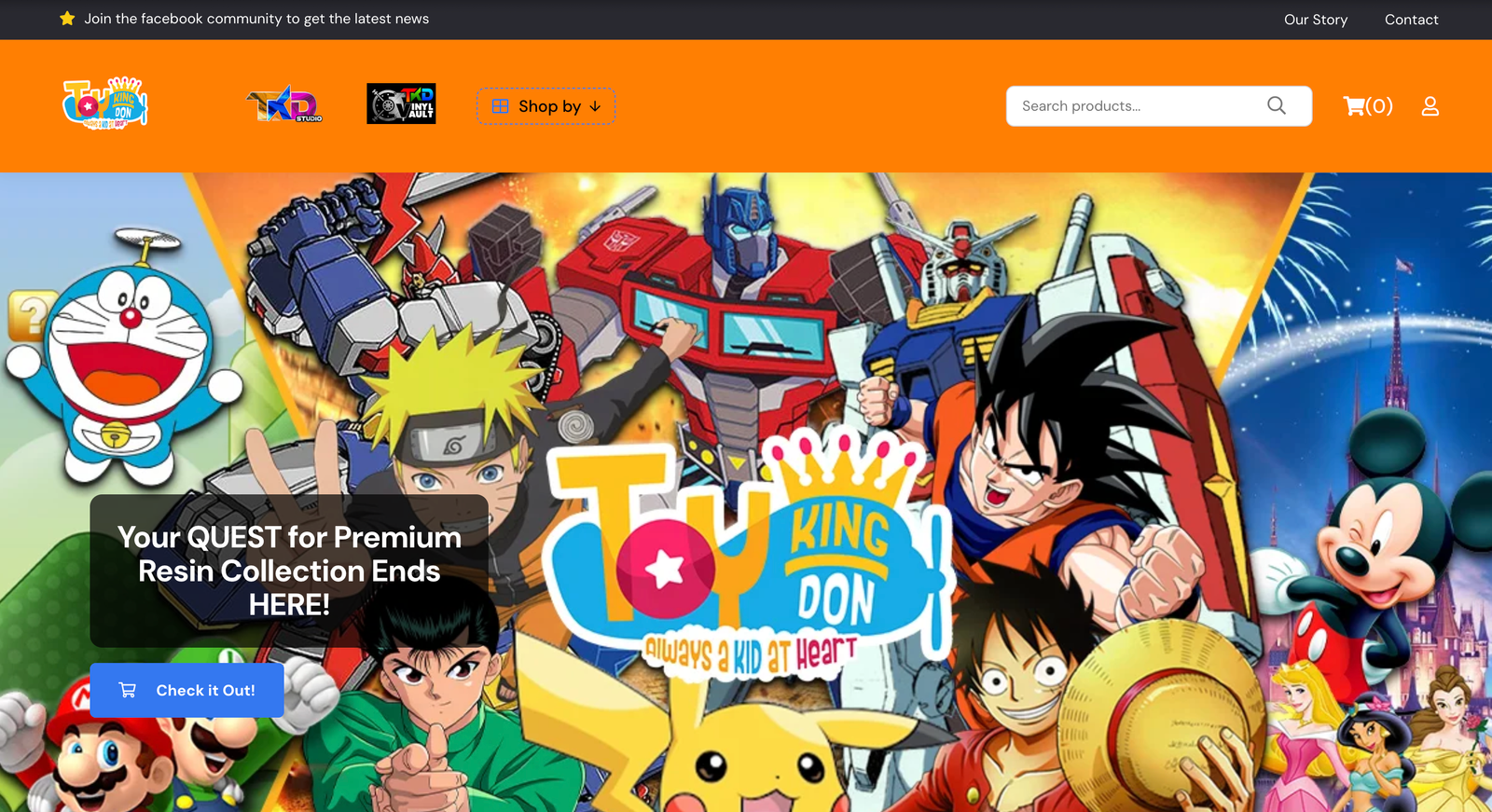 Toy KingDon E-commerce Website - Web Development Portfolio Philippines