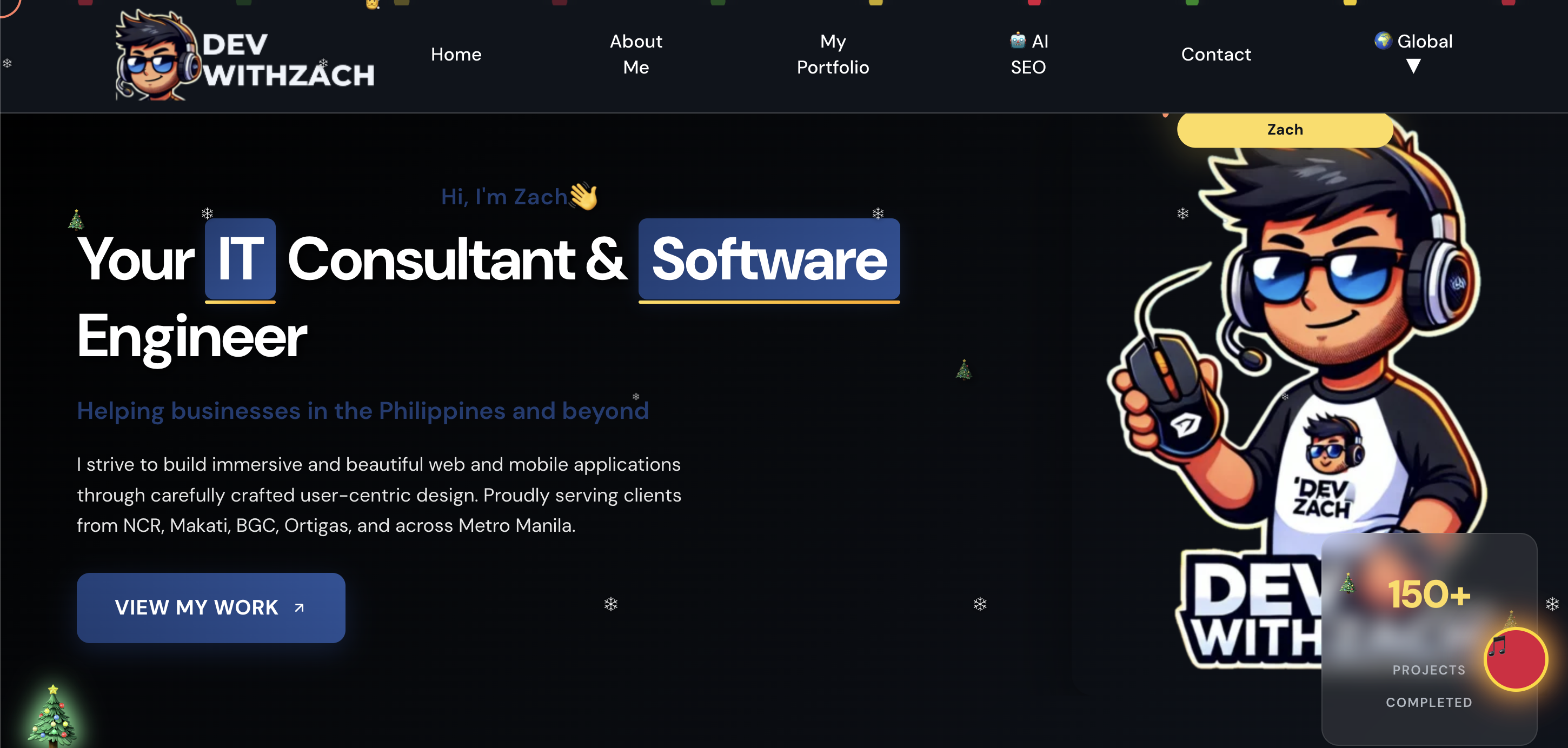 DevWithZach Portfolio Website