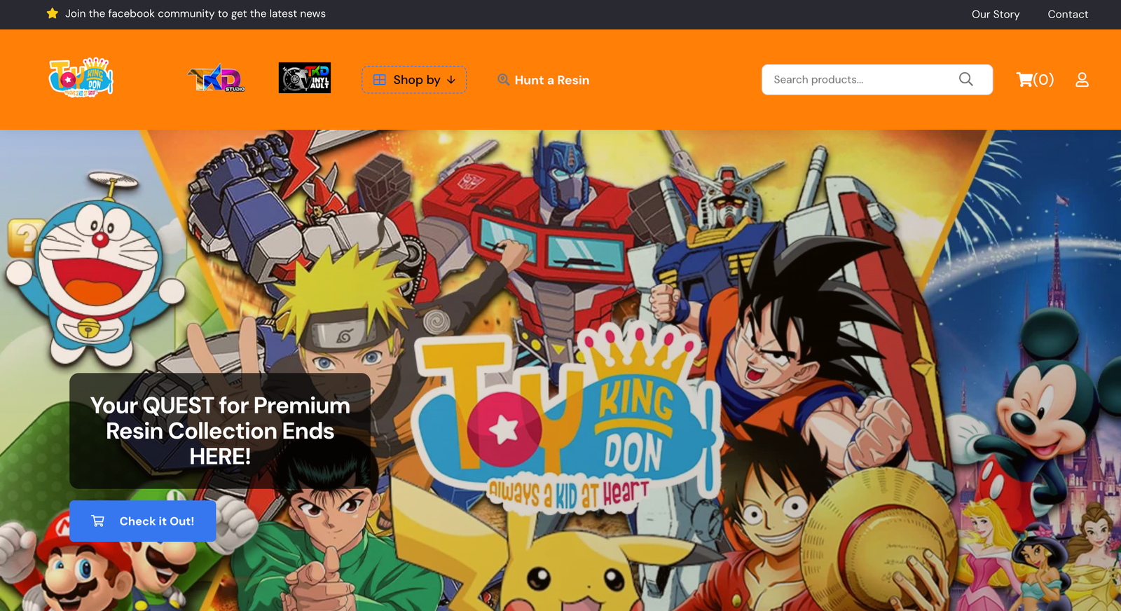 Toy KingDon E-commerce Website